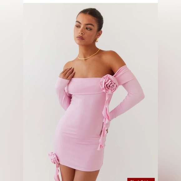 Peppermayo Dresses & Skirts - Peppermayo Women’s Cecilia Rose Mini Dress Candy Pink Size US 6 NWT